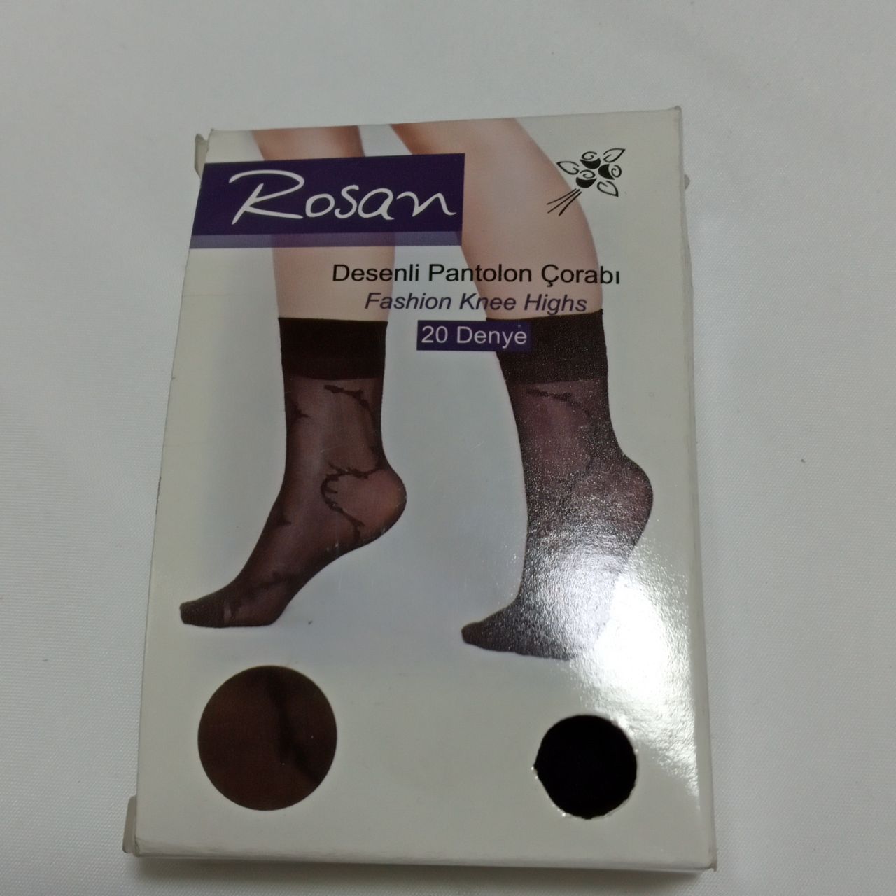 تصویر از جوراب دو ربع توری شش طرح