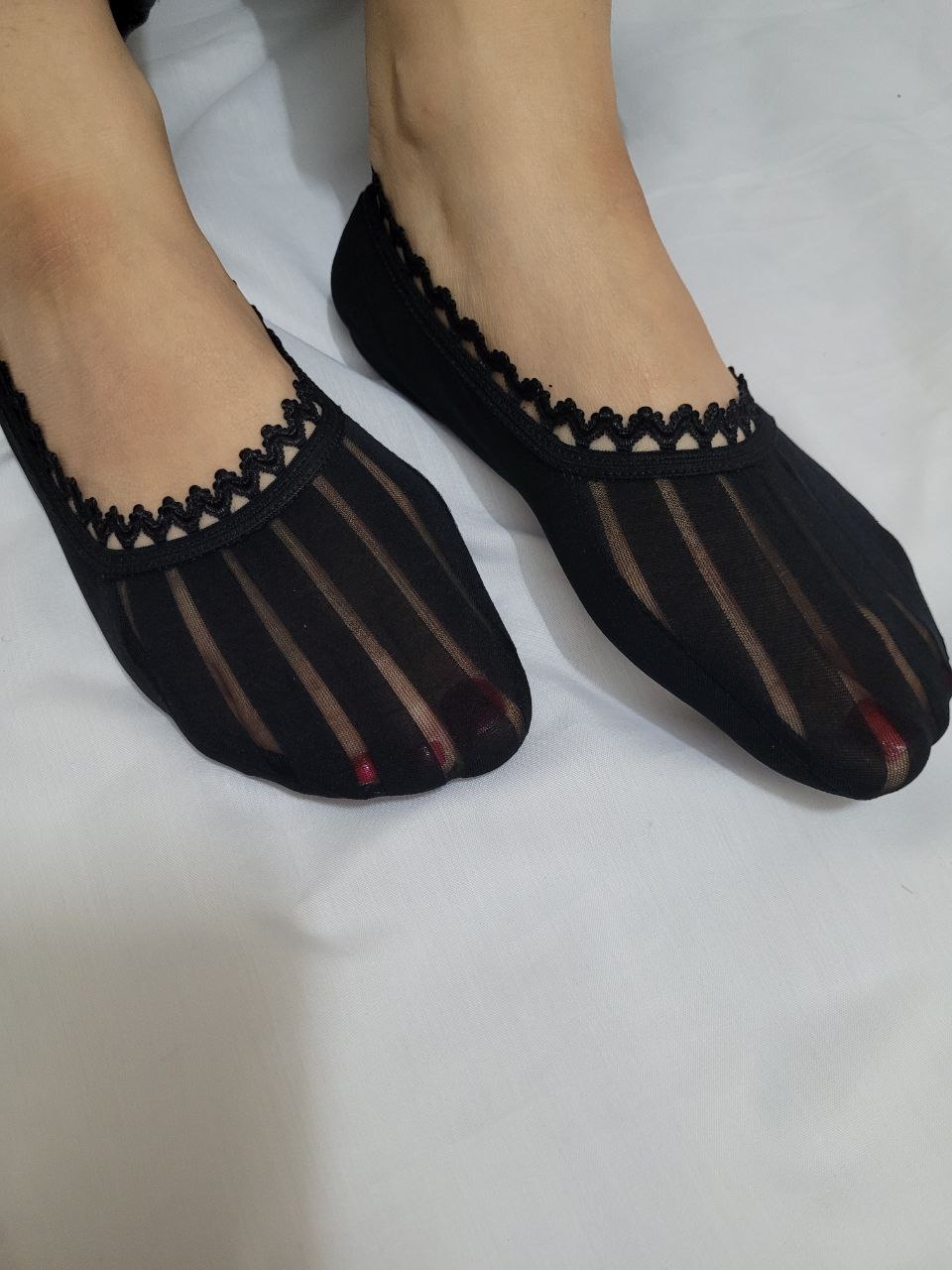 تصویر از پاپوش زنانه حریر(پک 5 عددی )