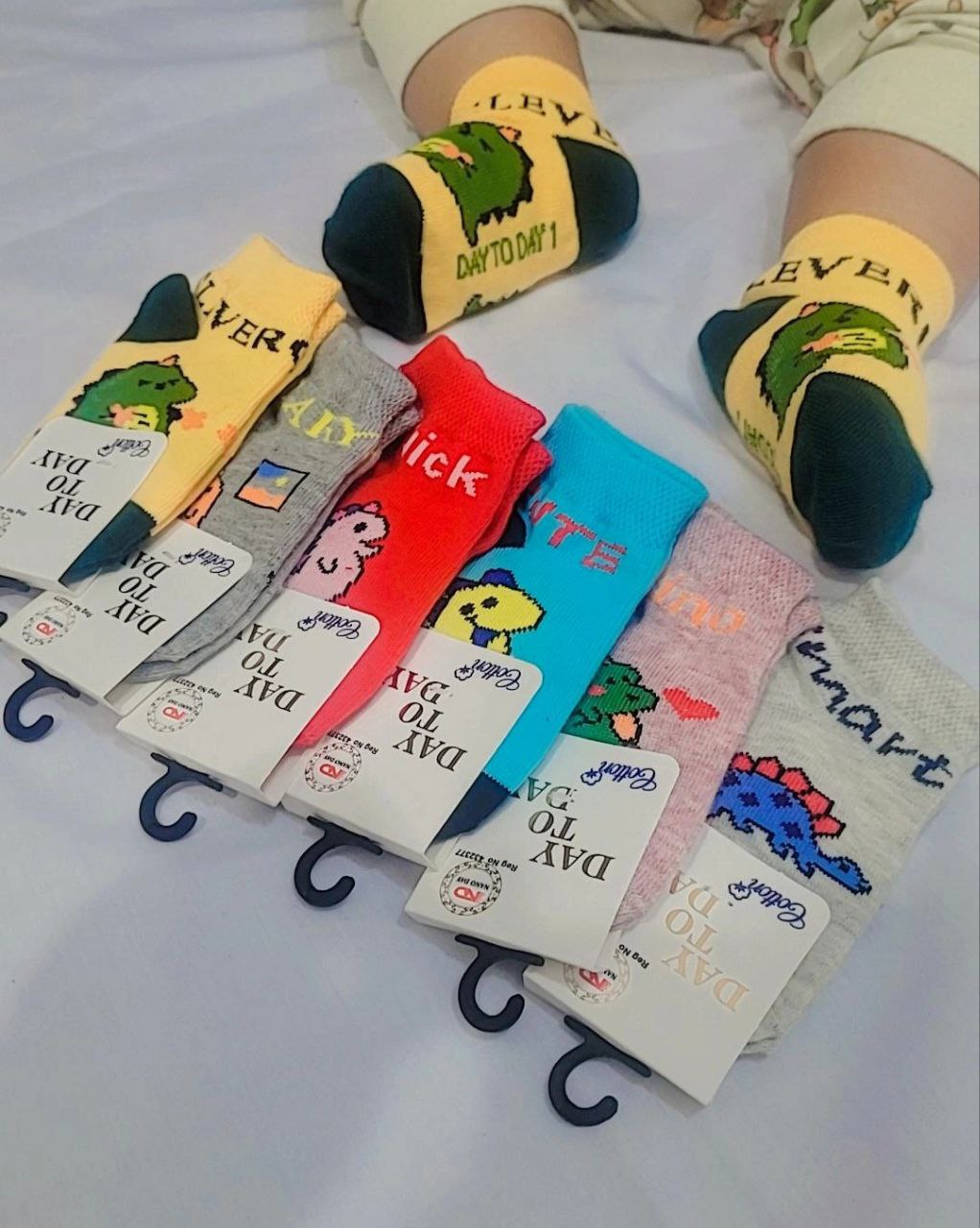 تصویر از نیم ساق دخترانه پسرانه تک سایز(پک 5 عددی )