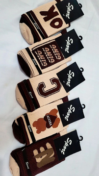 تصویر از جوراب زنانه ساقدار چند طرح (پک 5 عددی )