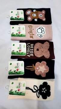 تصویر از جوراب زنانه ساقدار چند طرح (پک 5 عددی )