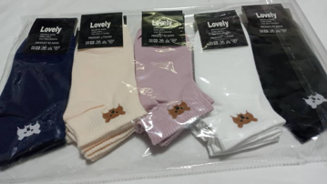 جوراب نیم ساق زنانه (پک 10 عددی)