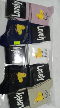 جوراب نیم ساق زنانه (پک 10 عددی)